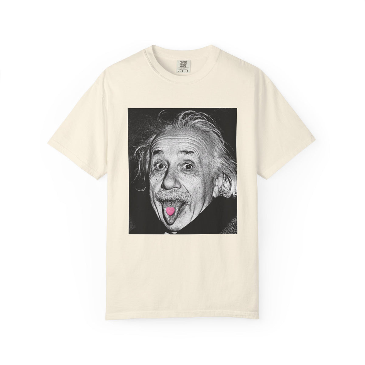 Retro Einstein Love Shirt – Funny Vintage Graphic Tee