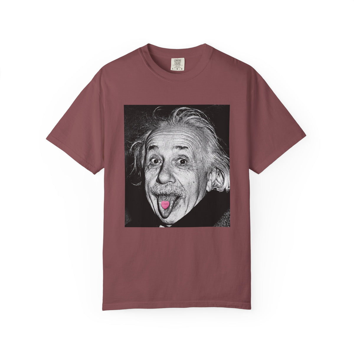 Retro Einstein Love Shirt – Funny Vintage Graphic Tee