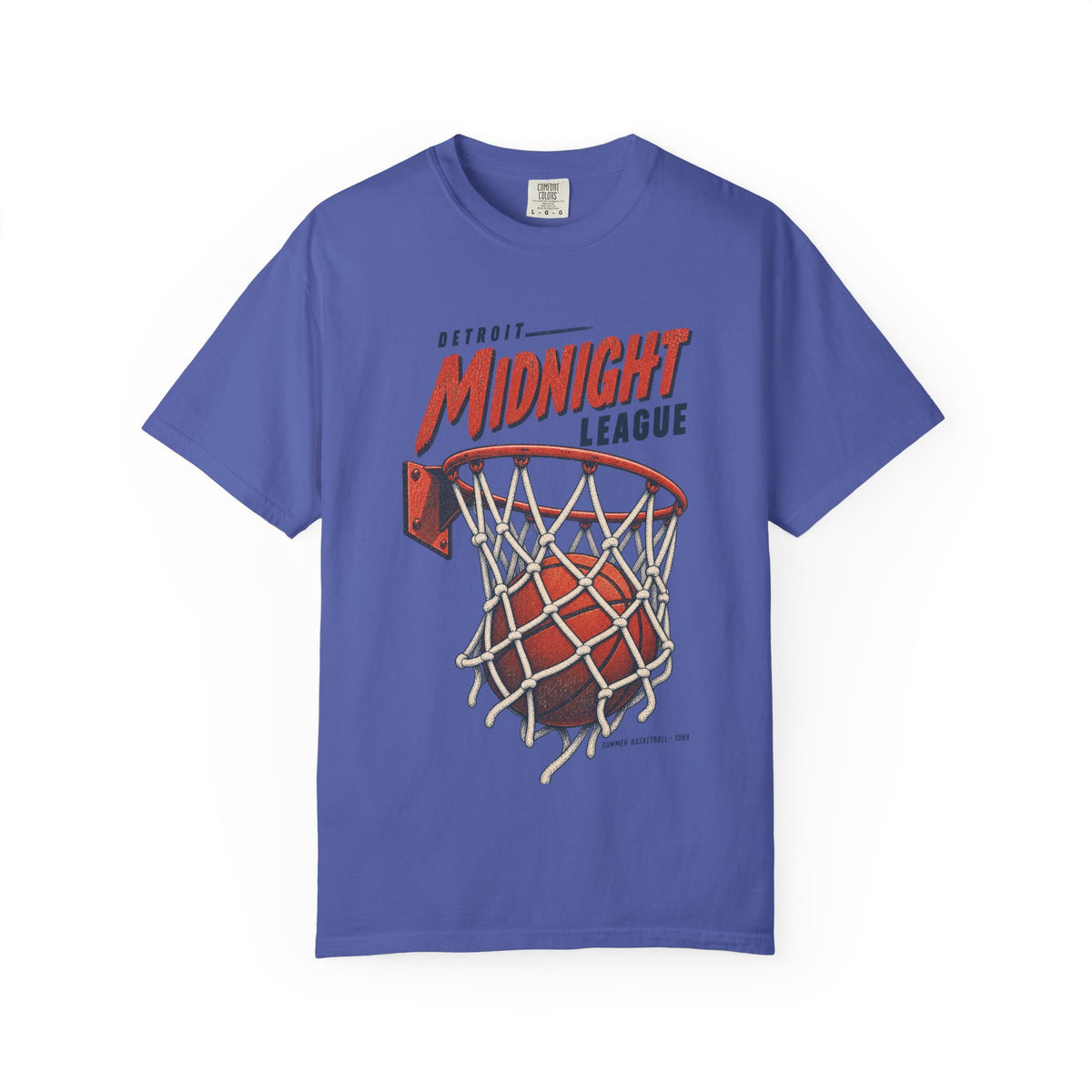 Detroit Midnight League Basketball T-Shirt
