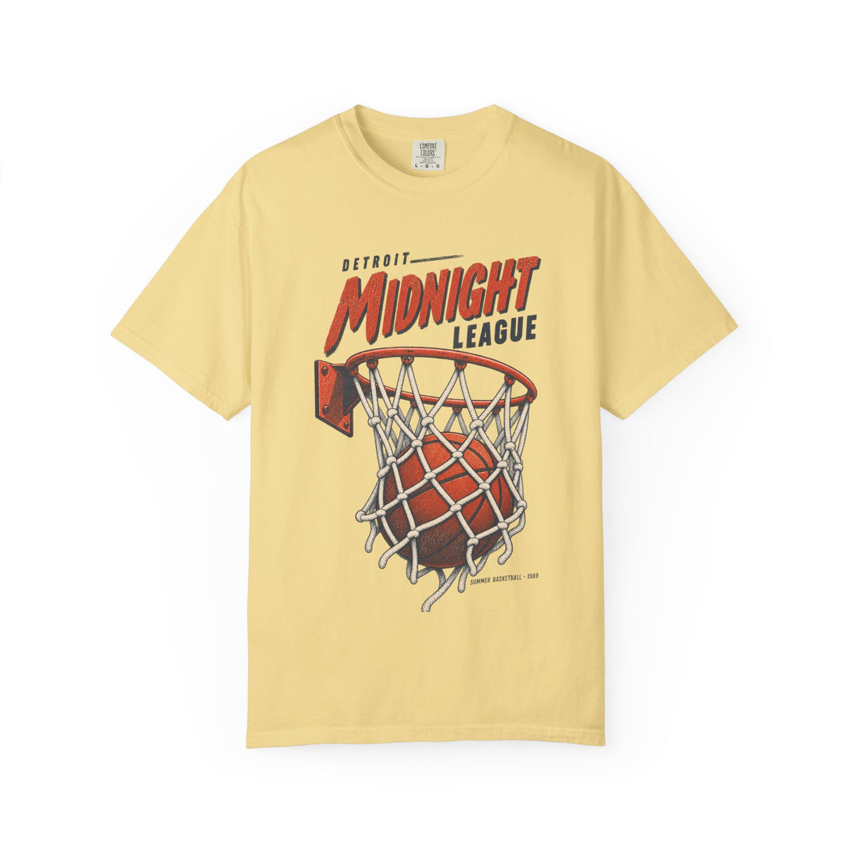 Detroit Midnight League Basketball T-Shirt