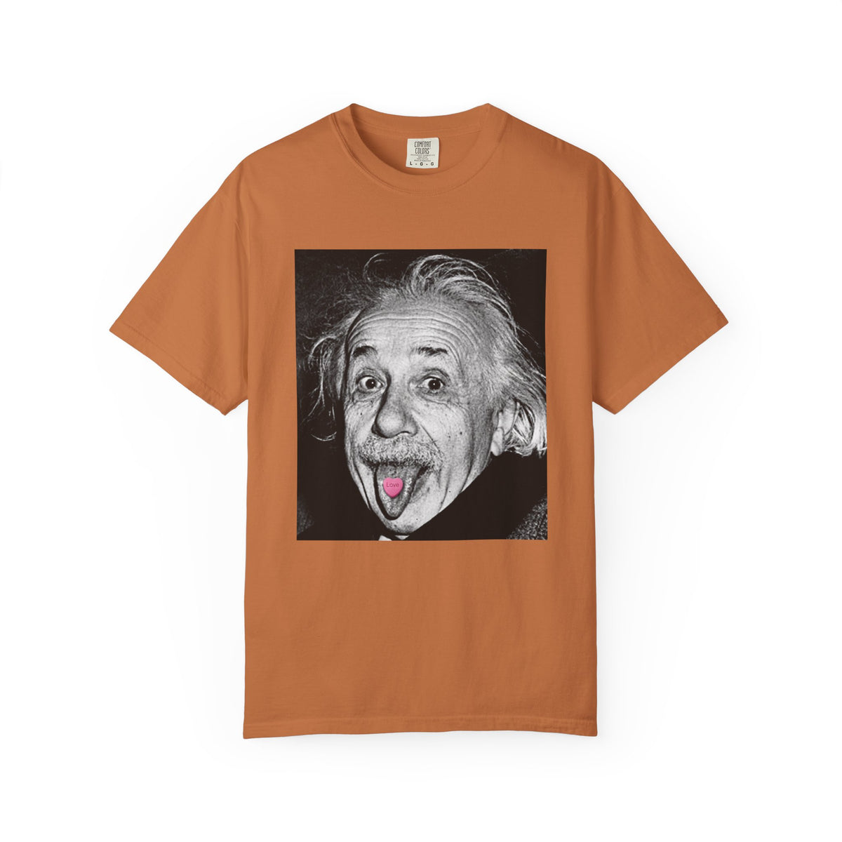 Retro Einstein Love Shirt – Funny Vintage Graphic Tee
