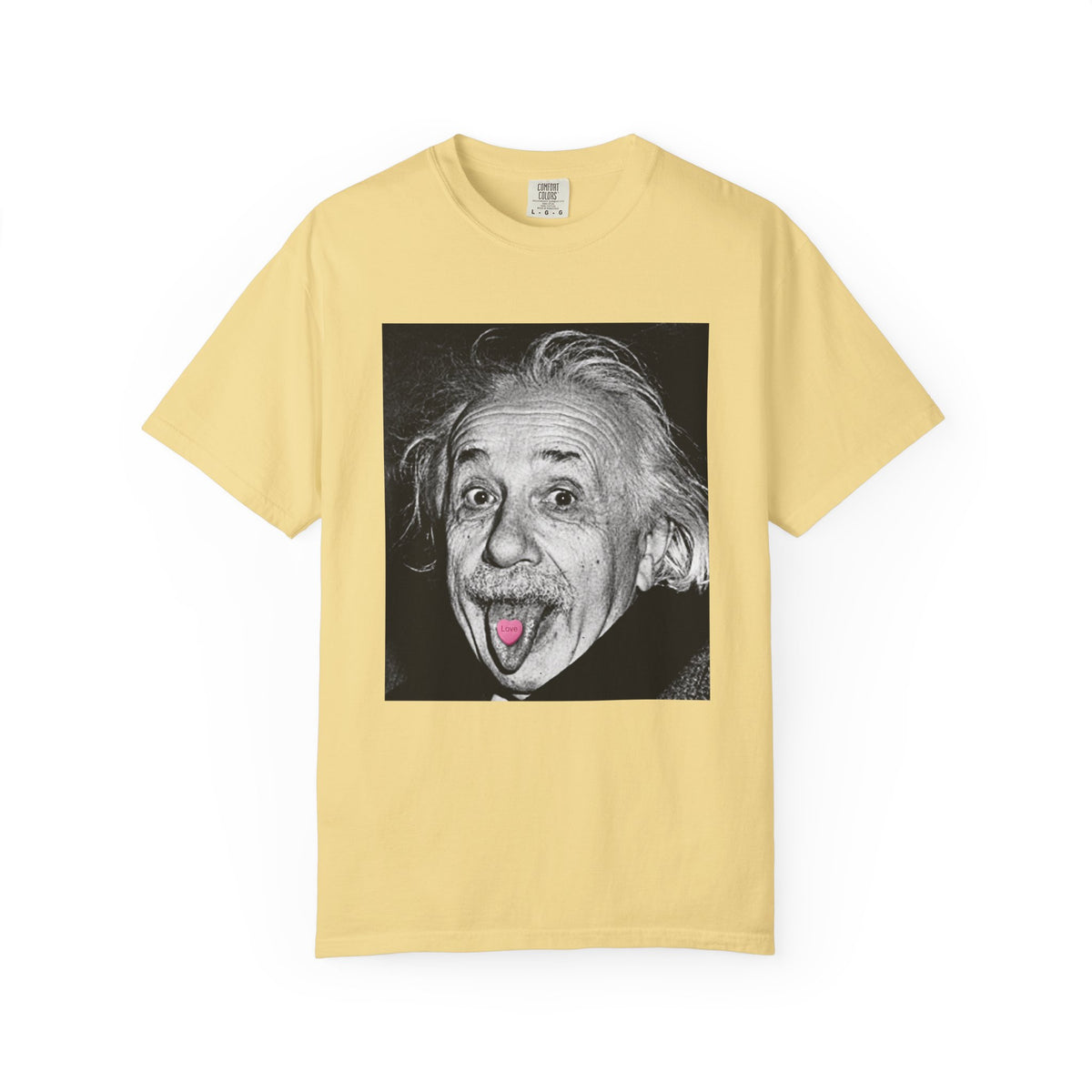 Retro Einstein Love Shirt – Funny Vintage Graphic Tee