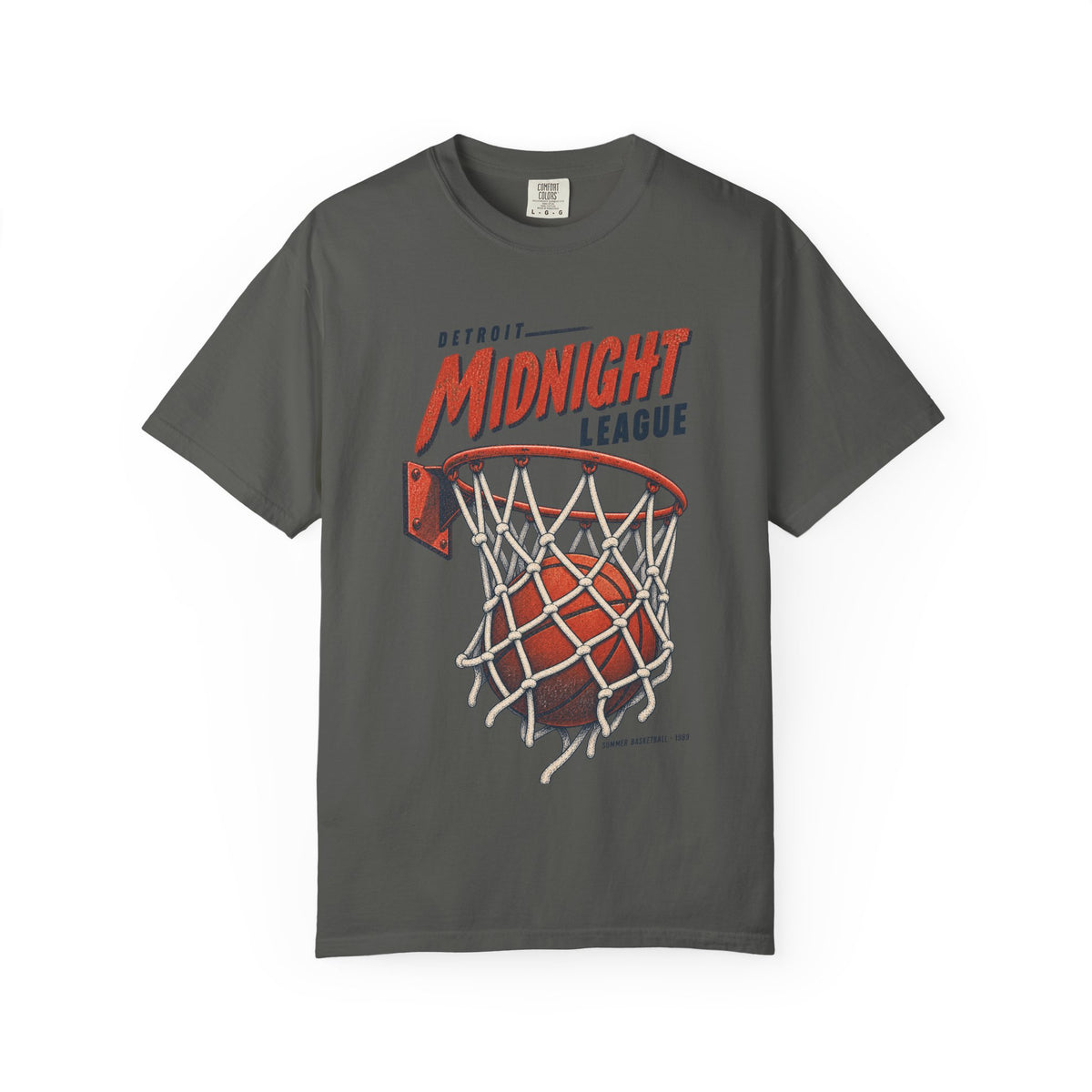 Detroit Midnight League Basketball T-Shirt