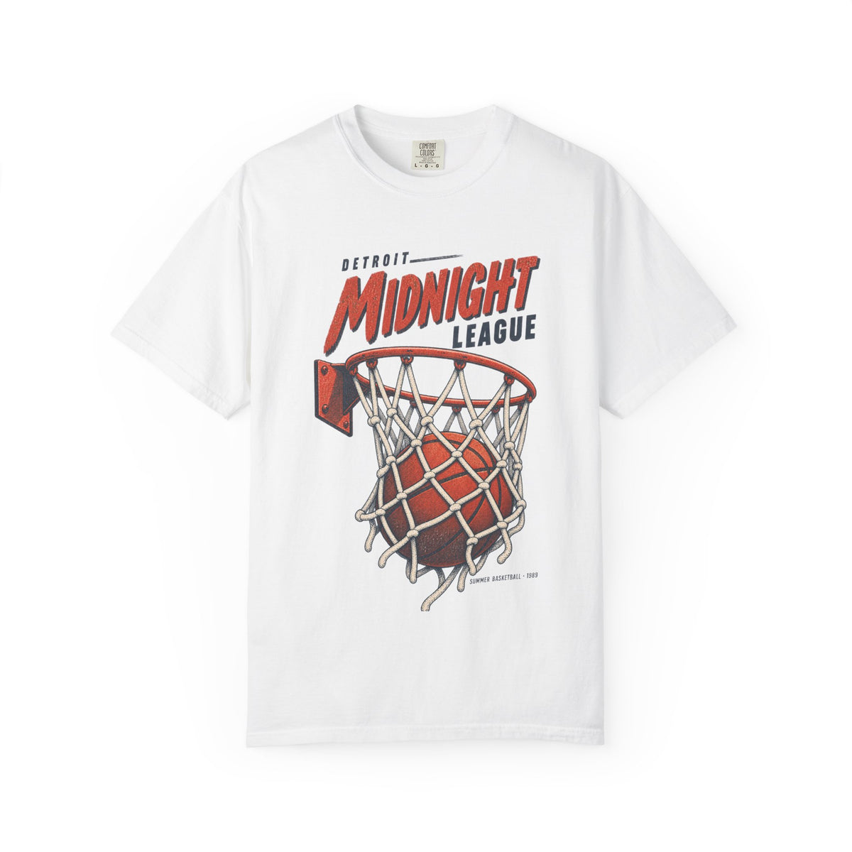 Detroit Midnight League Basketball T-Shirt