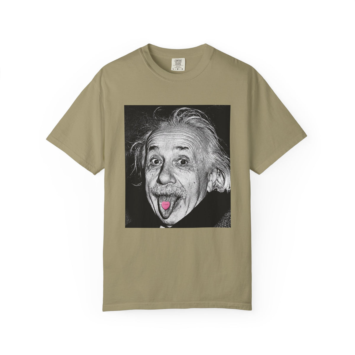 Retro Einstein Love Shirt – Funny Vintage Graphic Tee