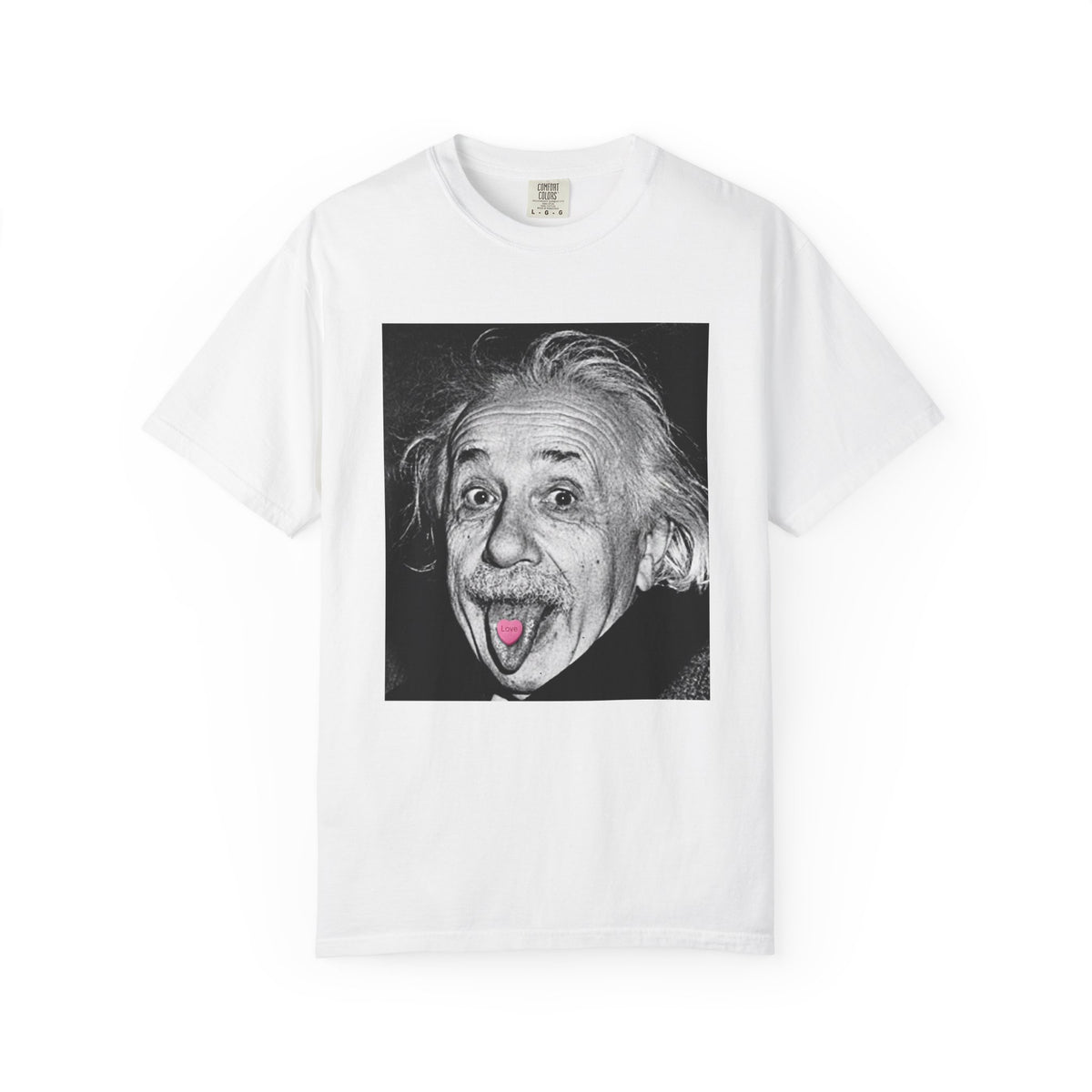 Retro Einstein Love Shirt – Funny Vintage Graphic Tee