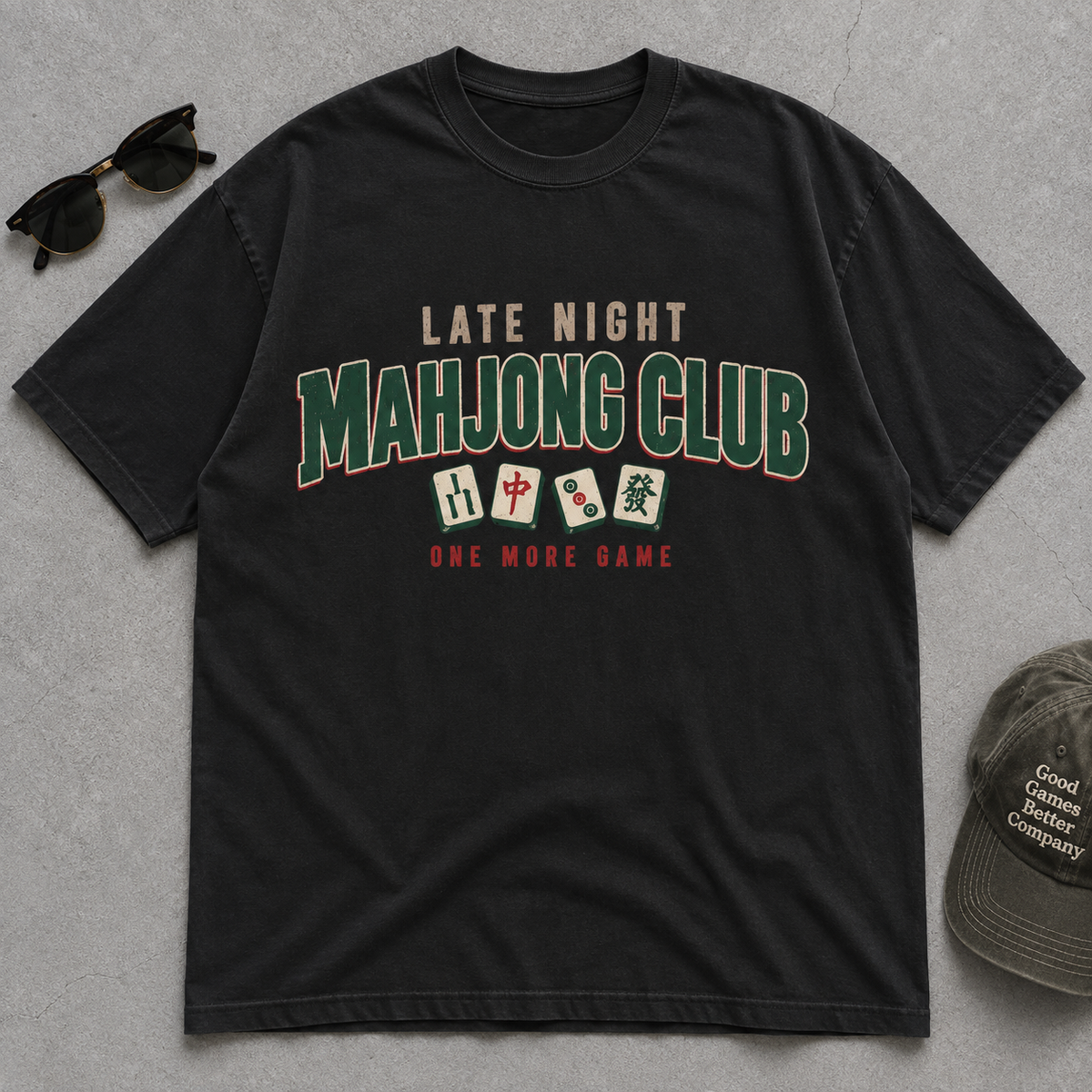 Late Night Mahjong Club T-Shirt