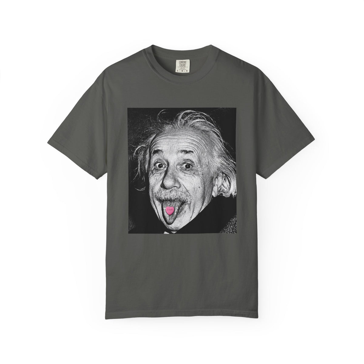 Retro Einstein Love Shirt – Funny Vintage Graphic Tee