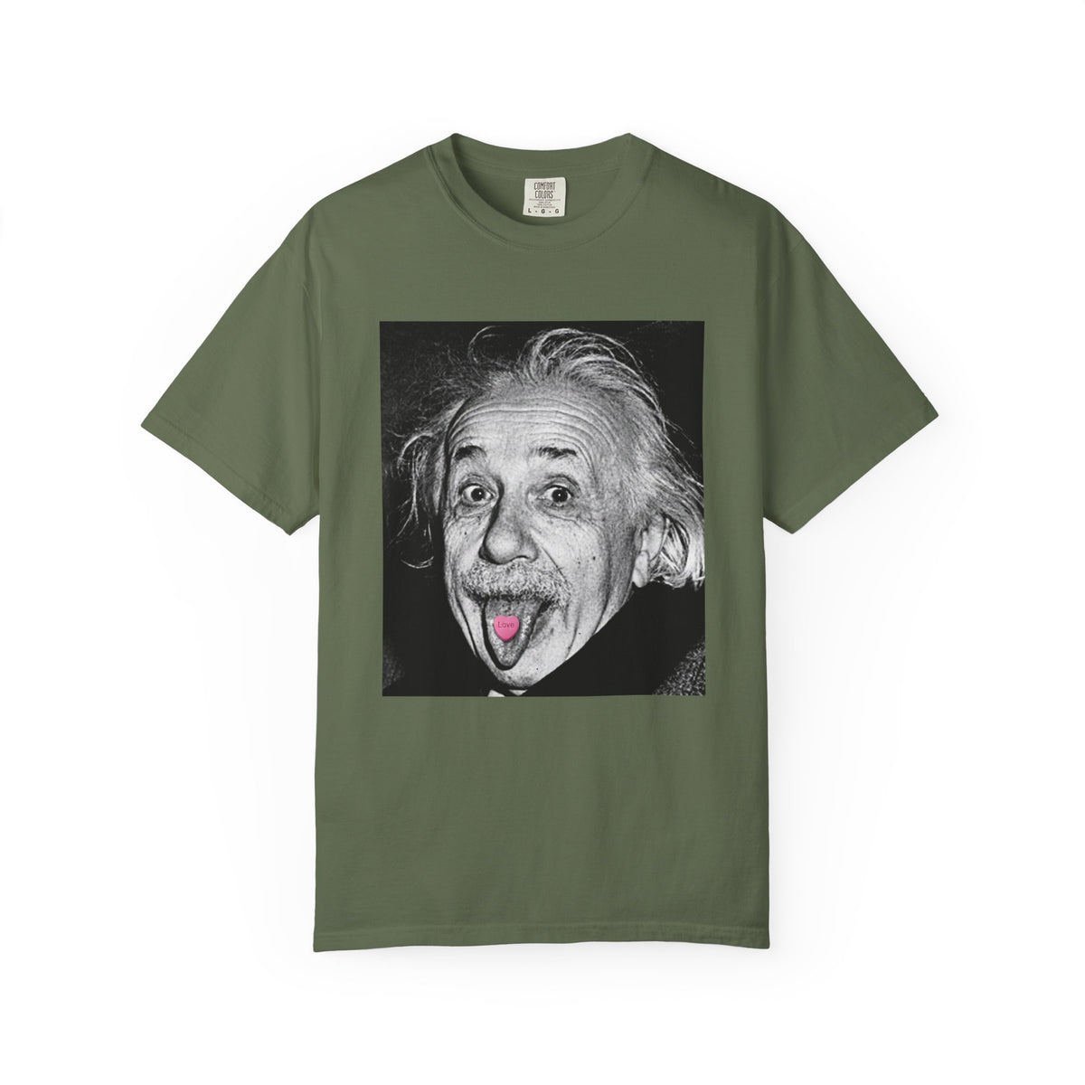 Retro Einstein Love Shirt – Funny Vintage Graphic Tee