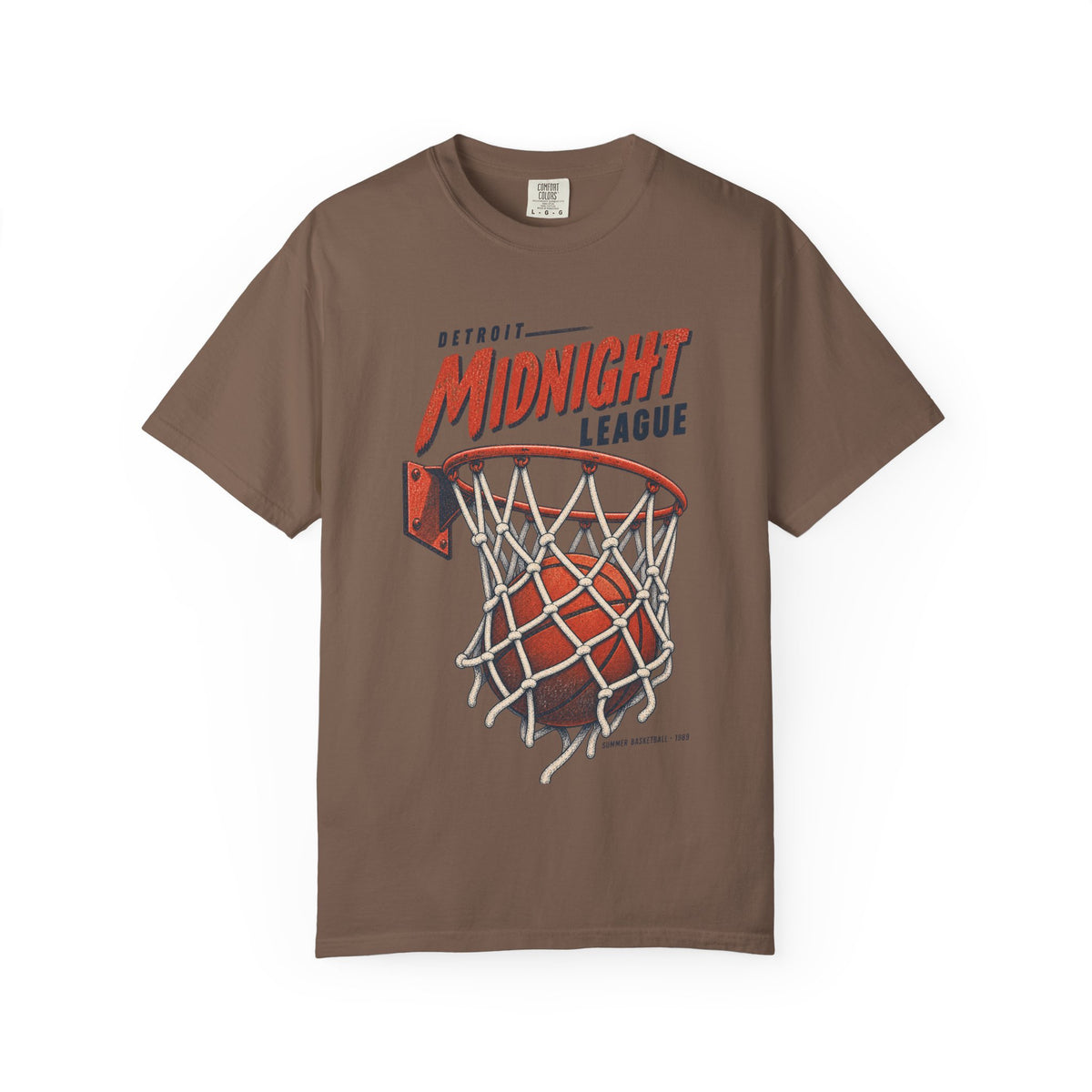Detroit Midnight League Basketball T-Shirt