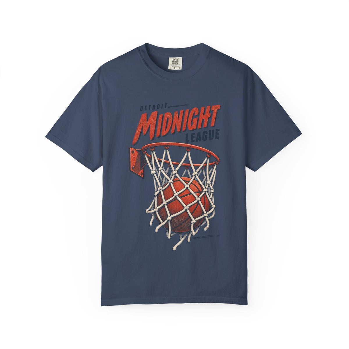 Detroit Midnight League Basketball T-Shirt