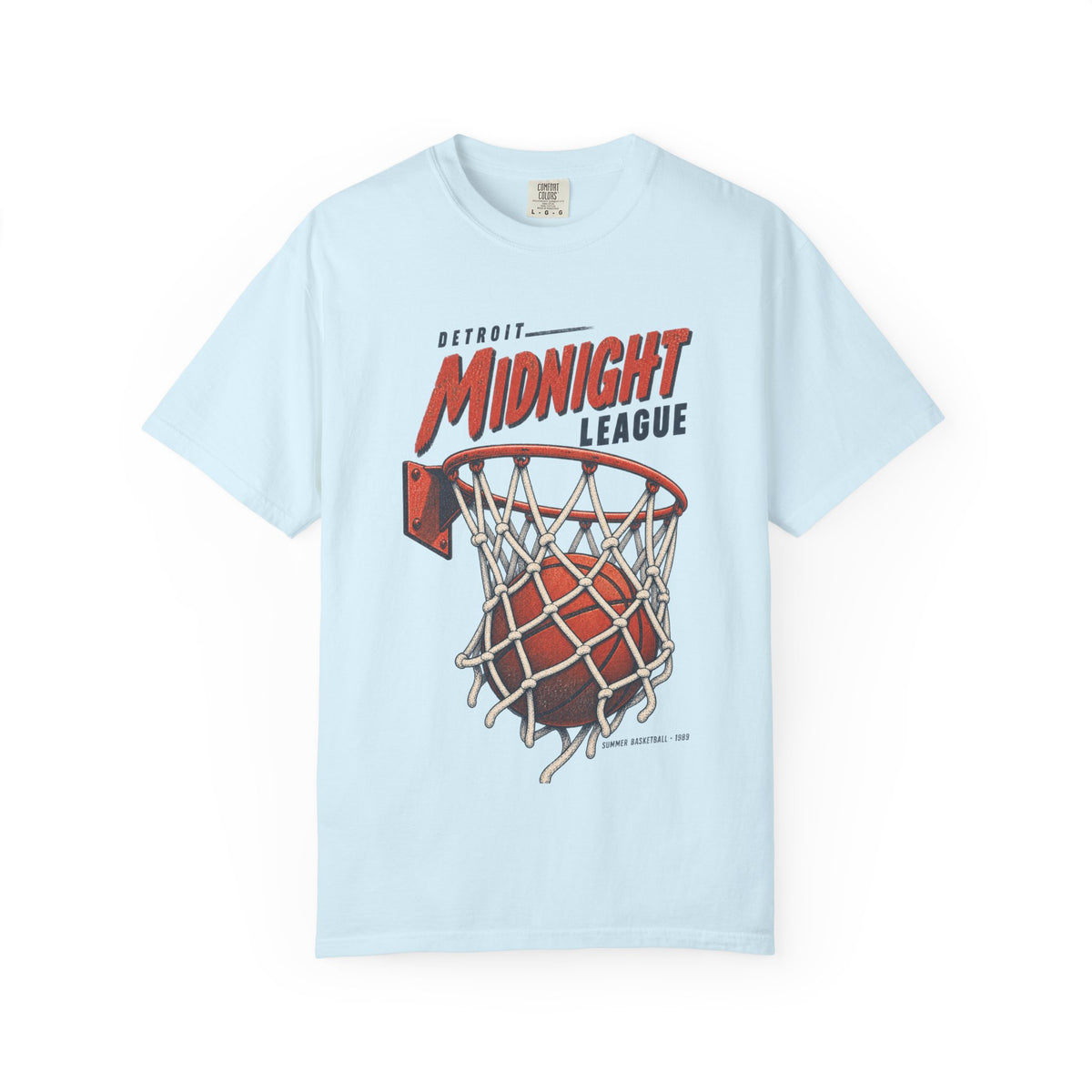 Detroit Midnight League Basketball T-Shirt