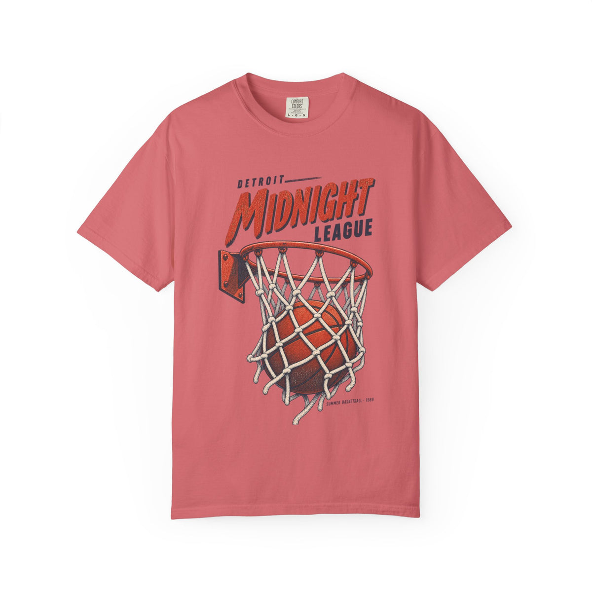 Detroit Midnight League Basketball T-Shirt